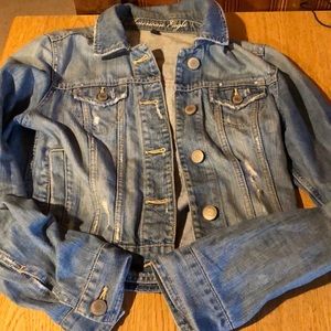 American Eagle jean jacket ladies sz medium